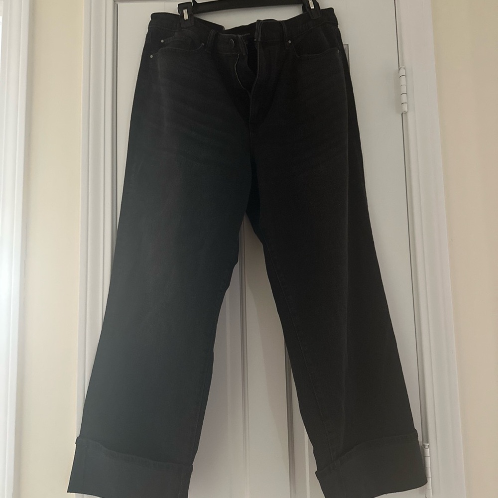 NWT Ann Taylor Black Boyfriend Jean